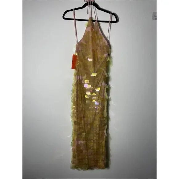 Simon Miller Junjo Dress embellished bodice LIMONECELLO SIZE 8 NWT $595 msrp - Picture 9 of 15